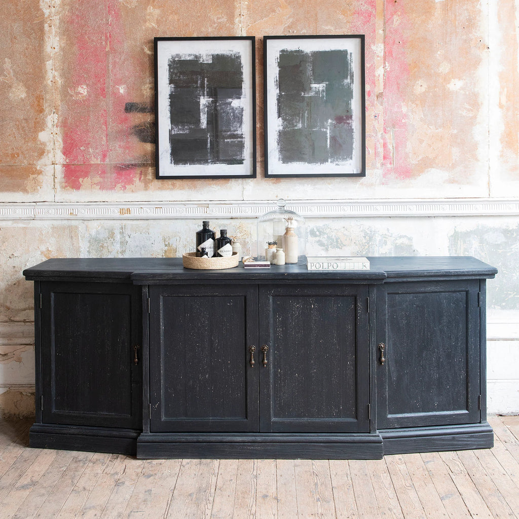 Loumarin Black Sideboard 208cm | Annie Mo's