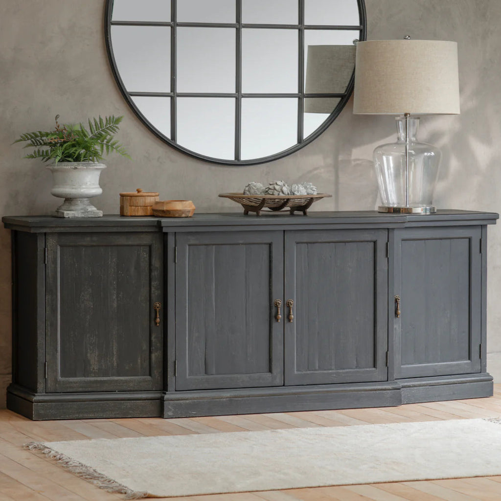 Loumarin Black Sideboard 208cm
