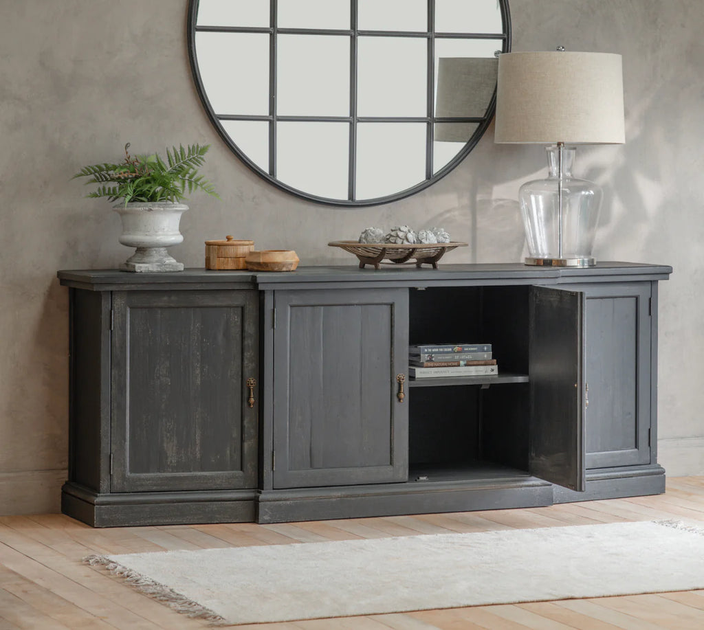 Loumarin Black Sideboard 208cm