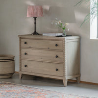 Hambledon Large Chest of Three Drawers 104cm Wide