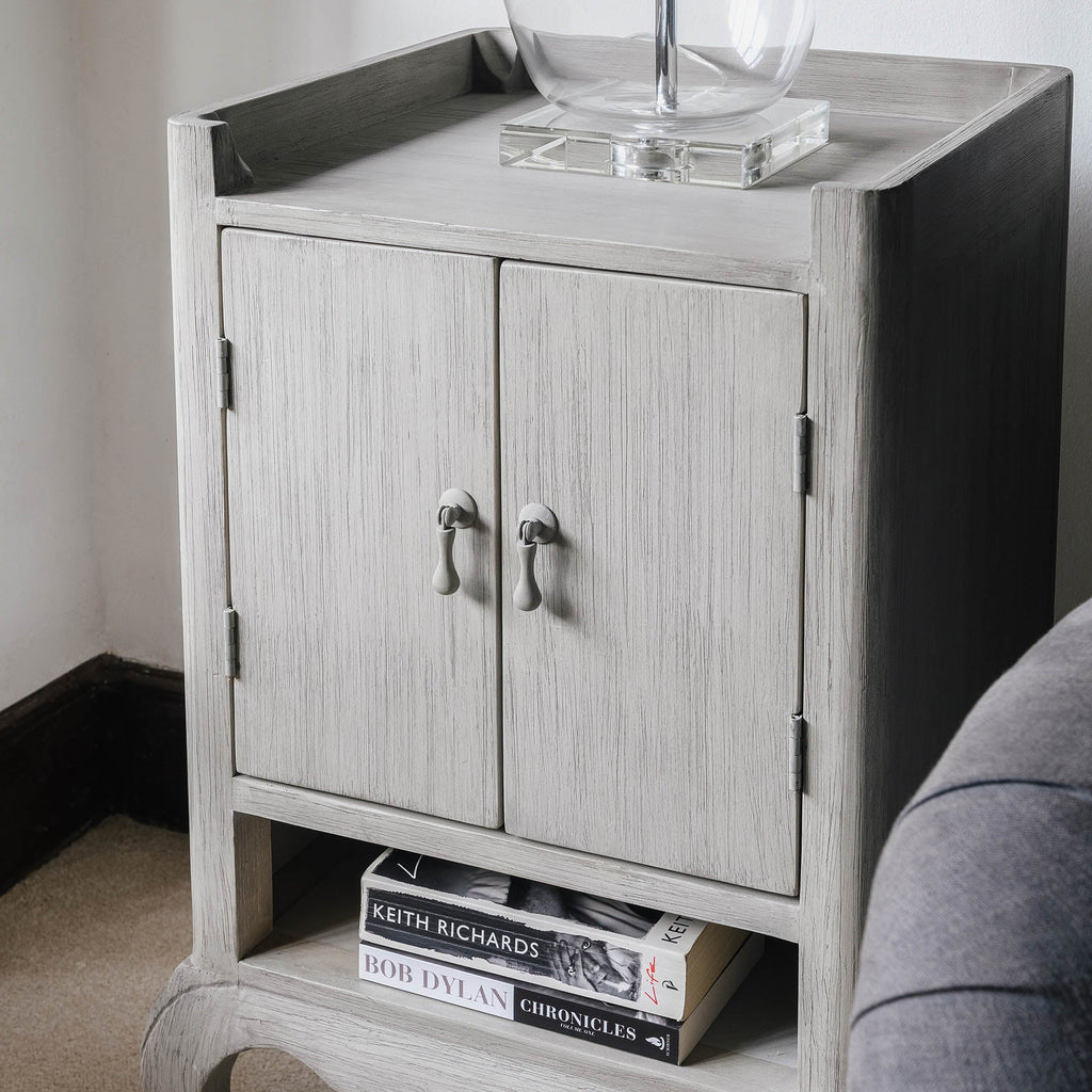Hambledon Bedside Table with Two Drawers 46cm Wide