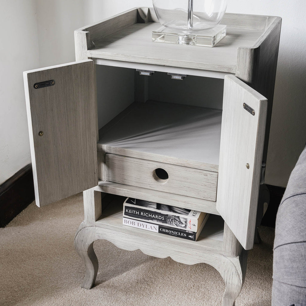 Hambledon Bedside Table with Two Drawers 46cm Wide