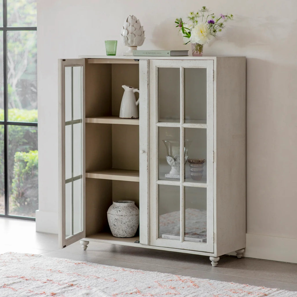 Chatham Two Door Glass Fronted Cabinet