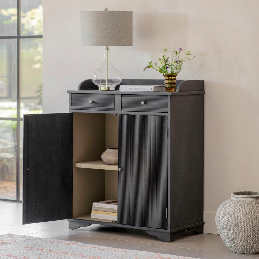 Loumarin Black Cabinet 90cm