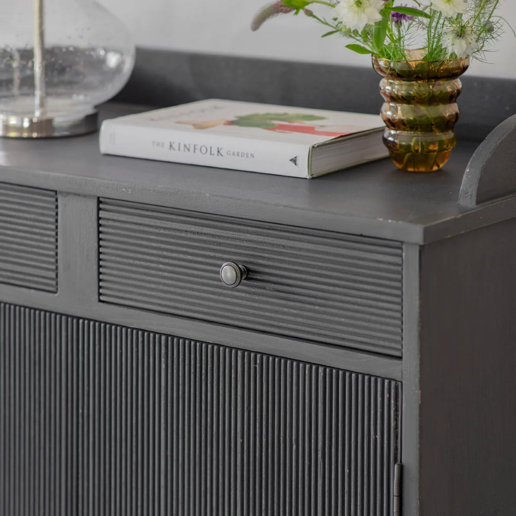 Loumarin Black Cabinet 90cm