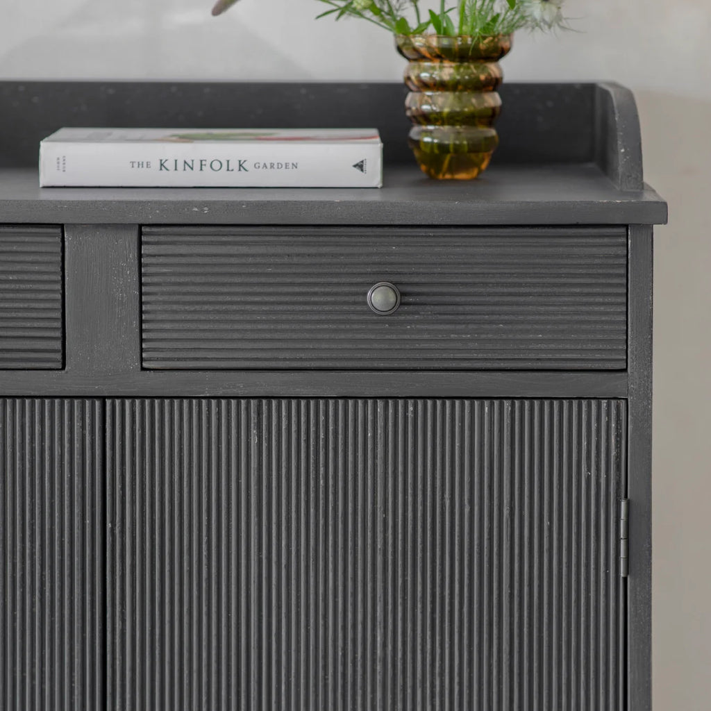 Loumarin Black Cabinet 90cm