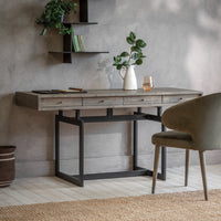 Randwick Recycled Pine and Steel Desk 150cm | Annie Mo's