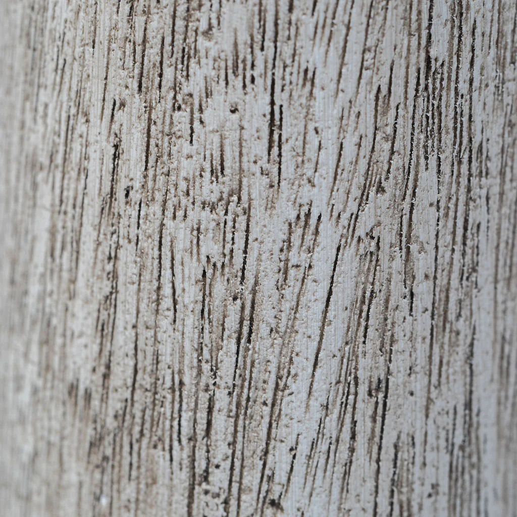 Sandblasted Floor Lamp with Cream Linen Shade 163cm