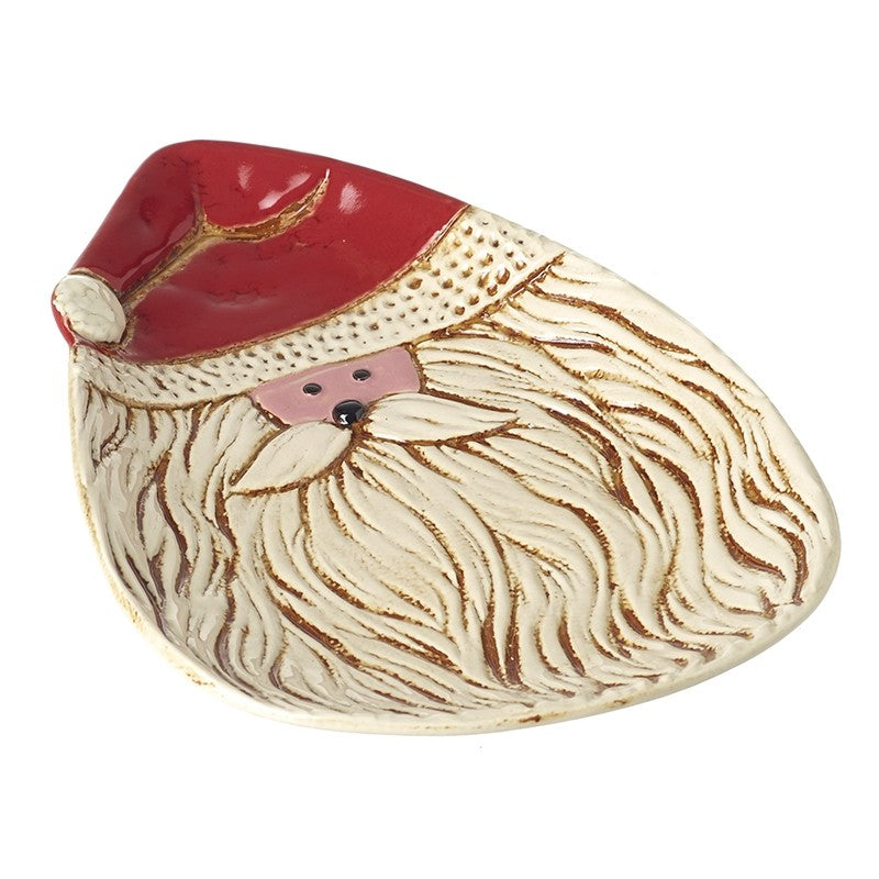 Santa Ceramic Plate 25cm | Annie Mo's