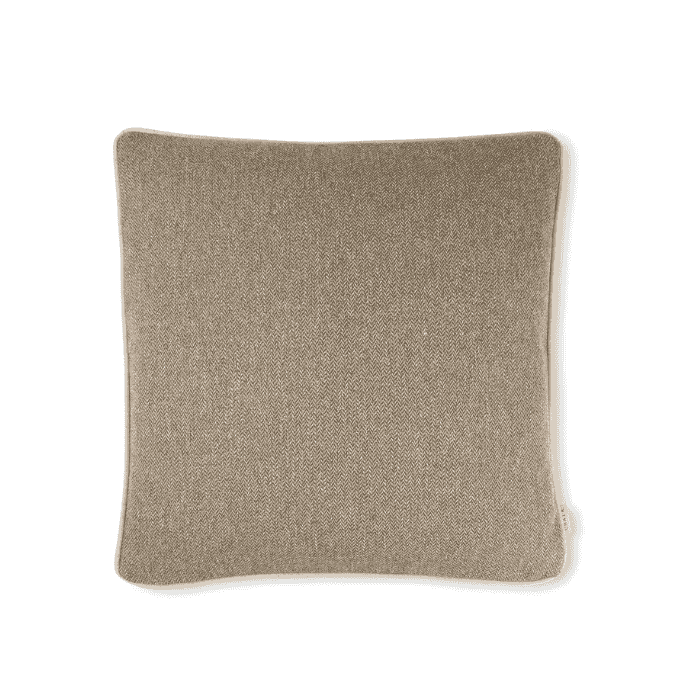 Jasper Square Cushion | Tweed | Heather 50cm x 50cm-B