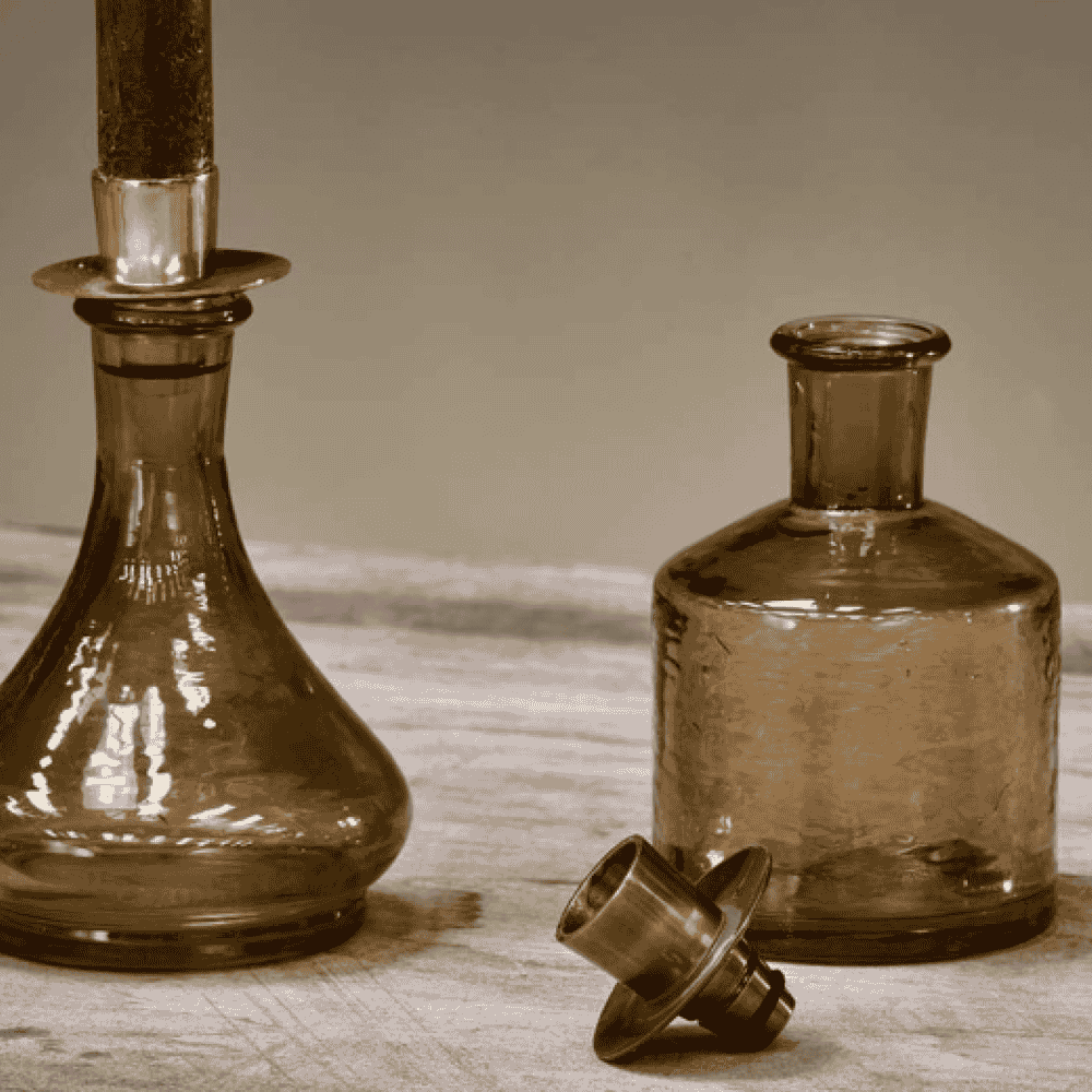 Sepia Glass Candlesticks - Shape Choice4
