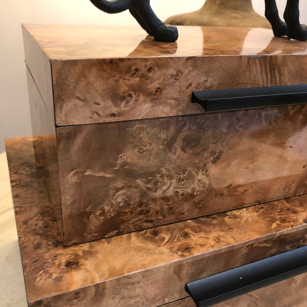 Set of Three Marble Effect Boxes C