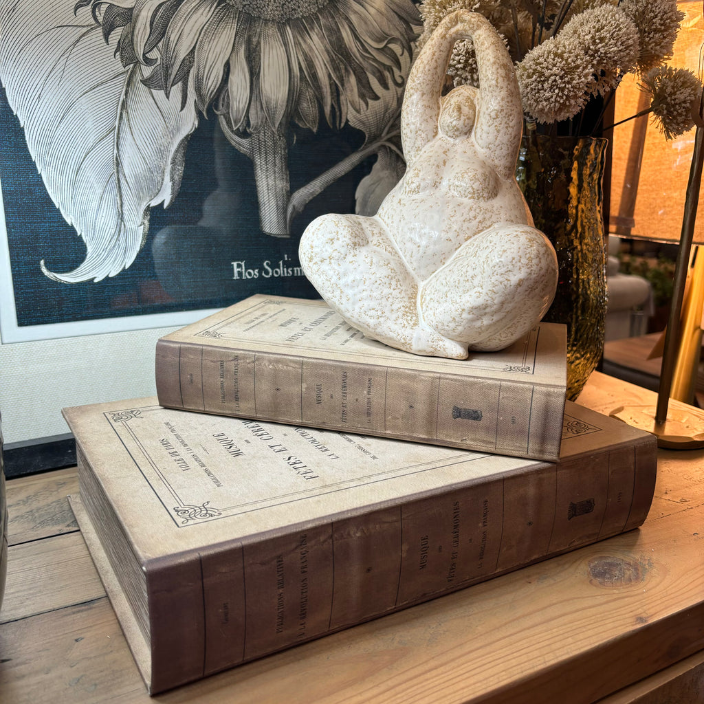 Set of Two 1899 Musique Book Boxes 33cm