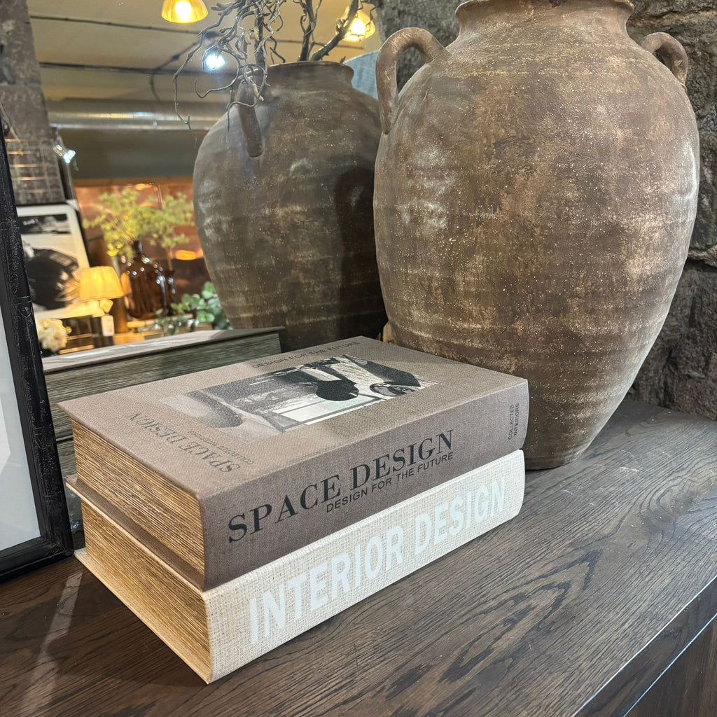 Set of Two Design Book BoxesD