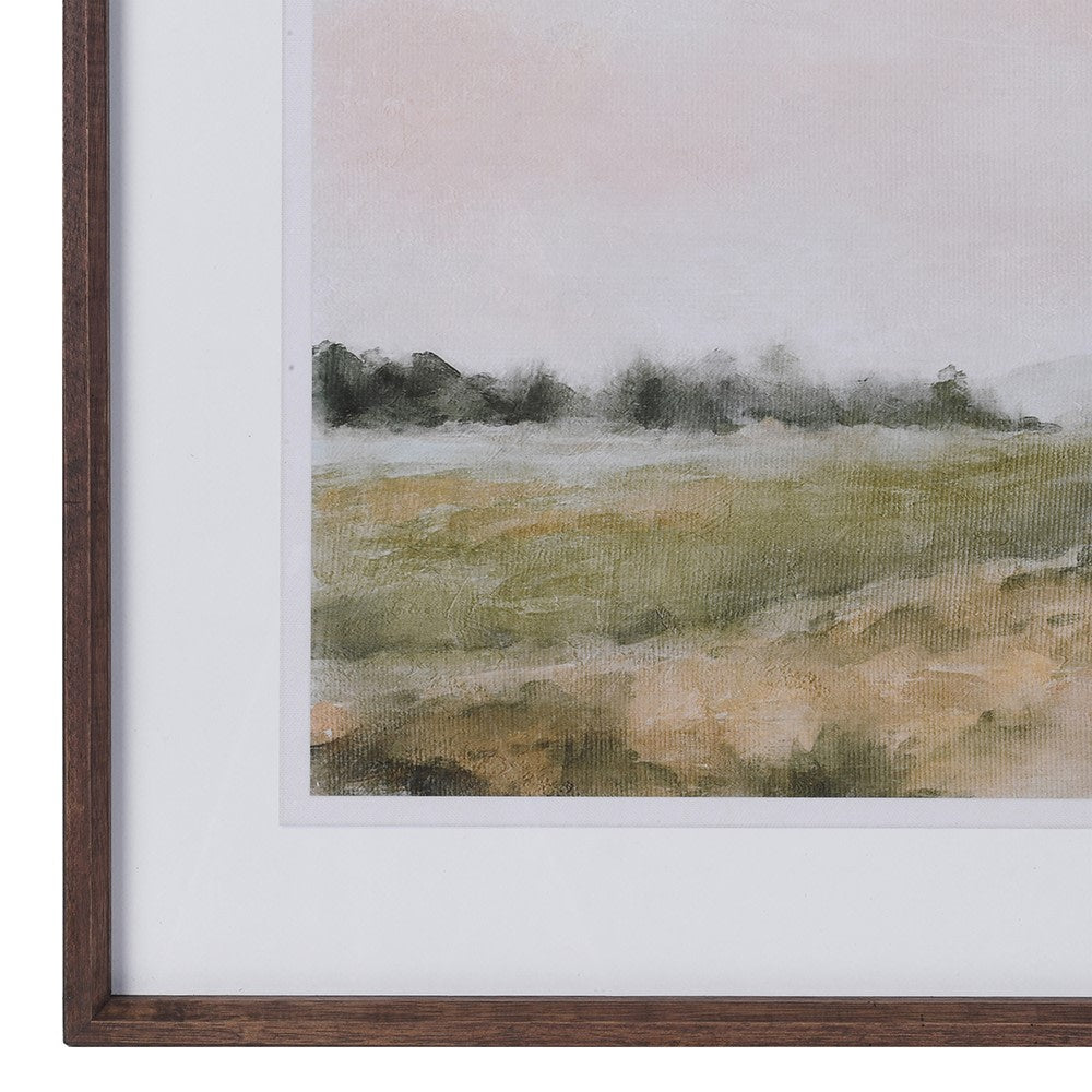 Set of Two Framed Shore Line Wall Prints 70cmB