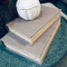 Set of Two Grey Woven Book Boxes 33cm E