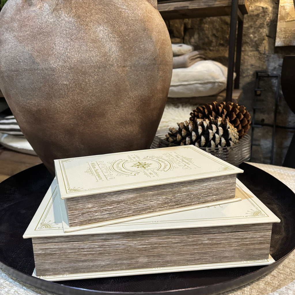 Set of Two Hamlet Book Boxes 33cm B