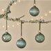 Set of Four Green Baubles 8cm | Annie Mo's