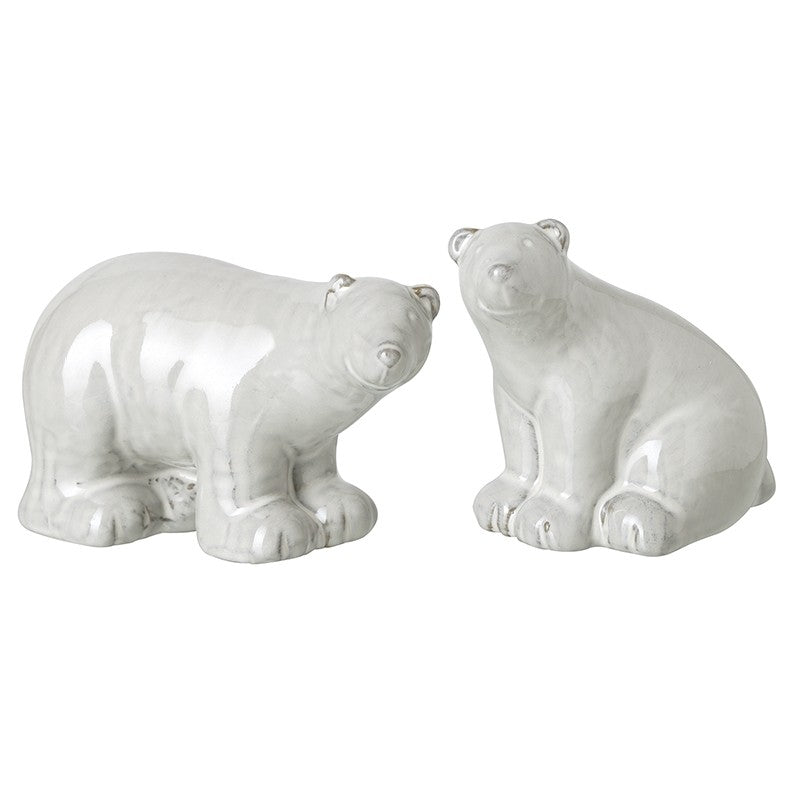 White Porcelain Polar Bears 11cm - Style Choice | Annie Mo's