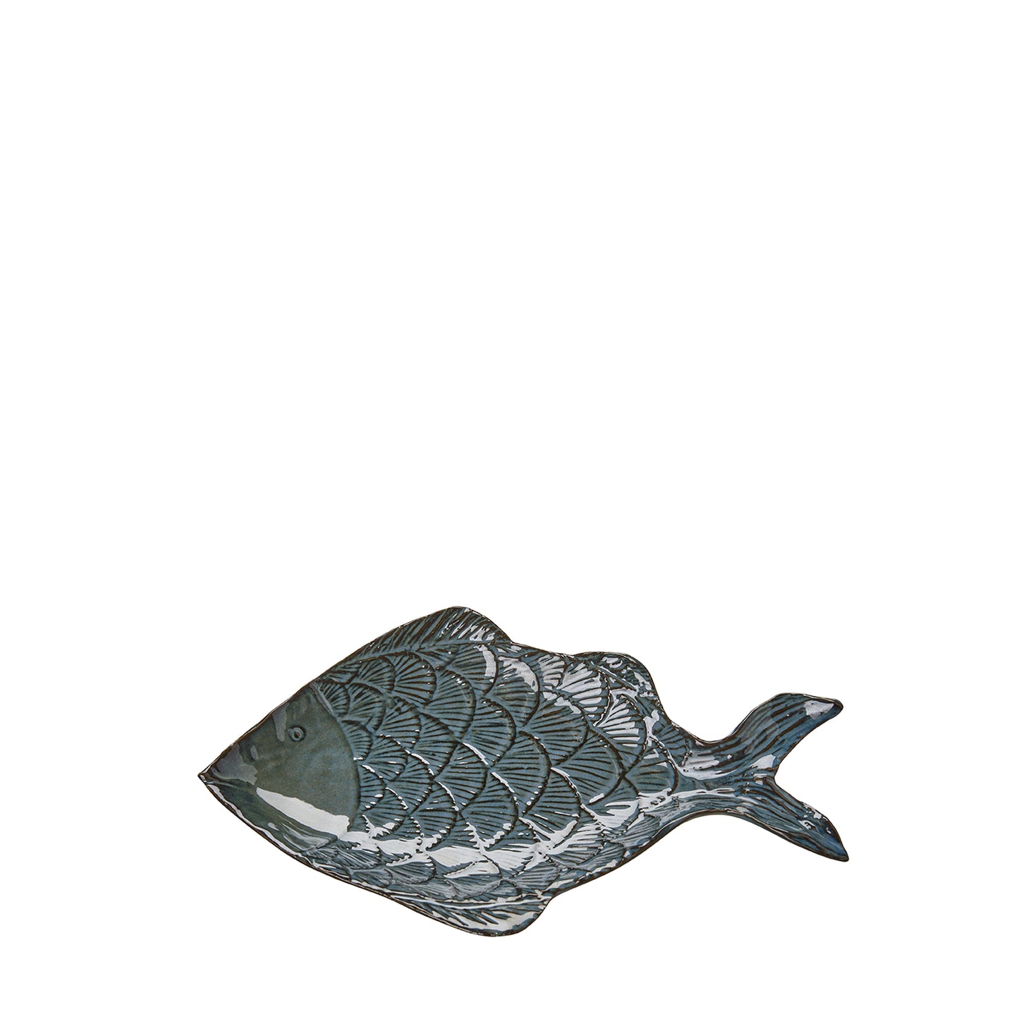 Porcelain Galia Fish Plates - Size Choice