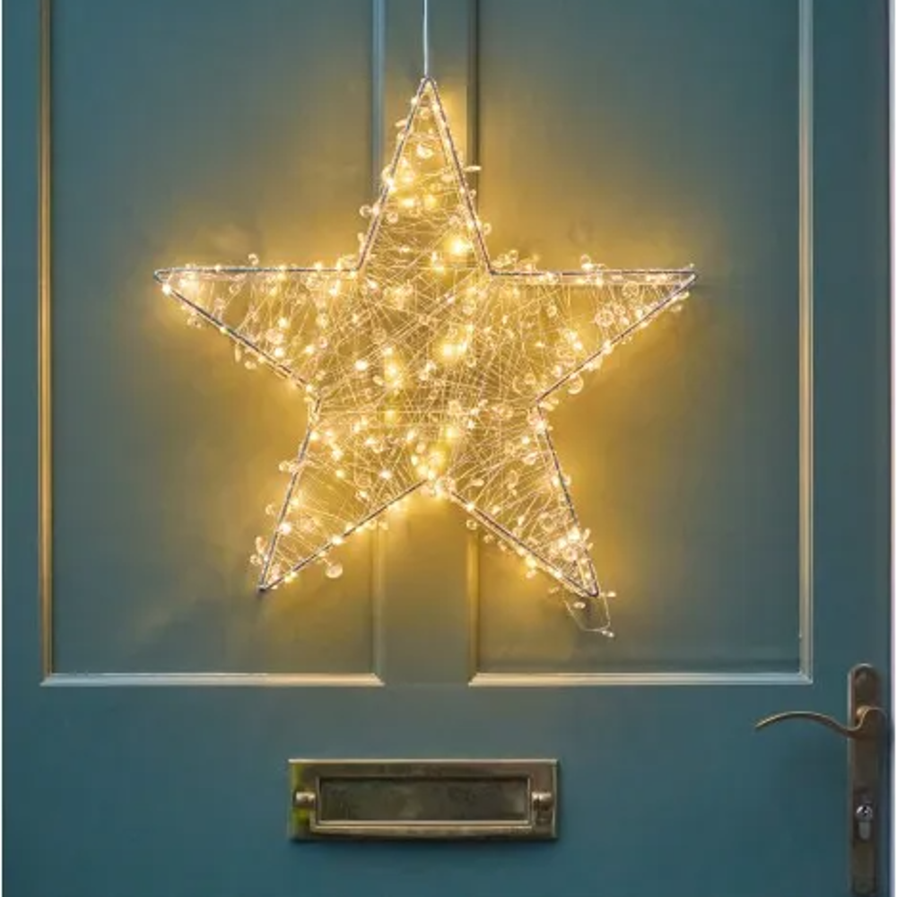 Silver Galaxy Star 50cm Mains Run LED | Annie Mo's