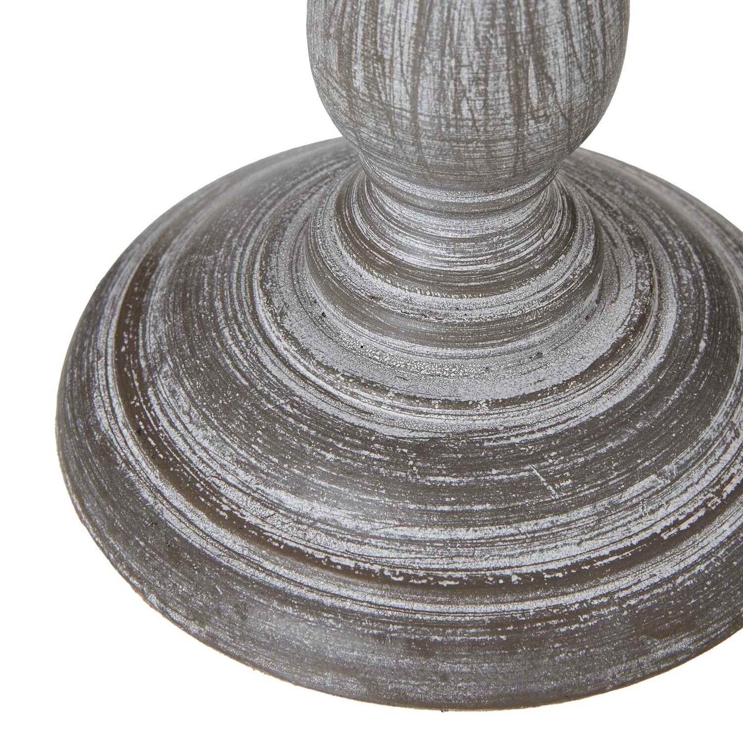 Small Column Table Lamp With Linen Shade 31cm
