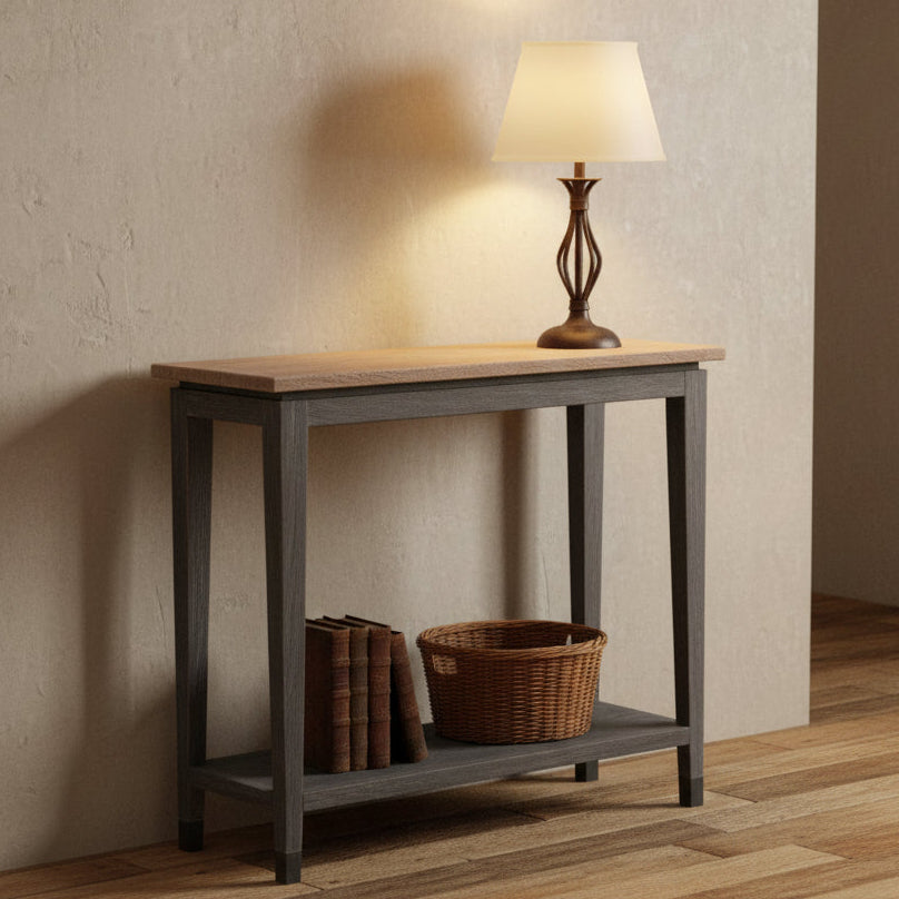 Small Oak Console 76cm | Annie Mo's