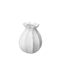 Small Off White Glazed Ceramic Vase 11cm | Annie Mo's