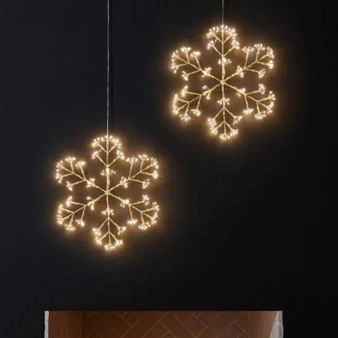 Snowflake (Champagne) 40cm-B