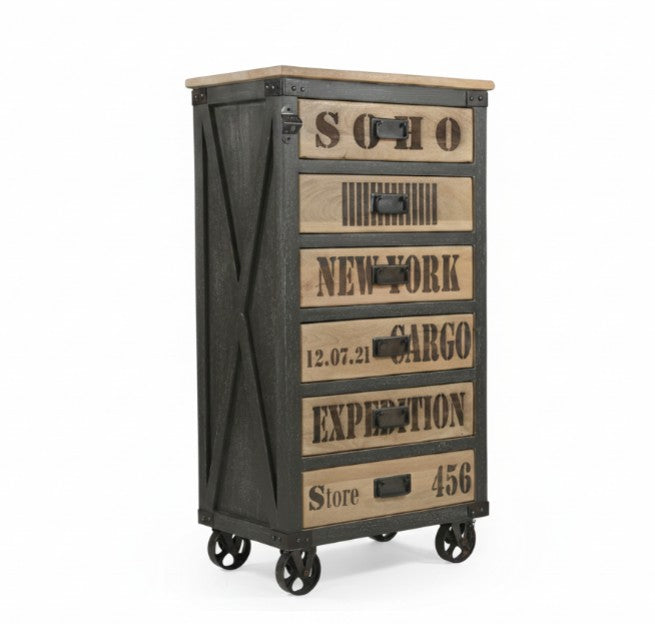 Soho Bookcase on Wheels | Annie Mo's