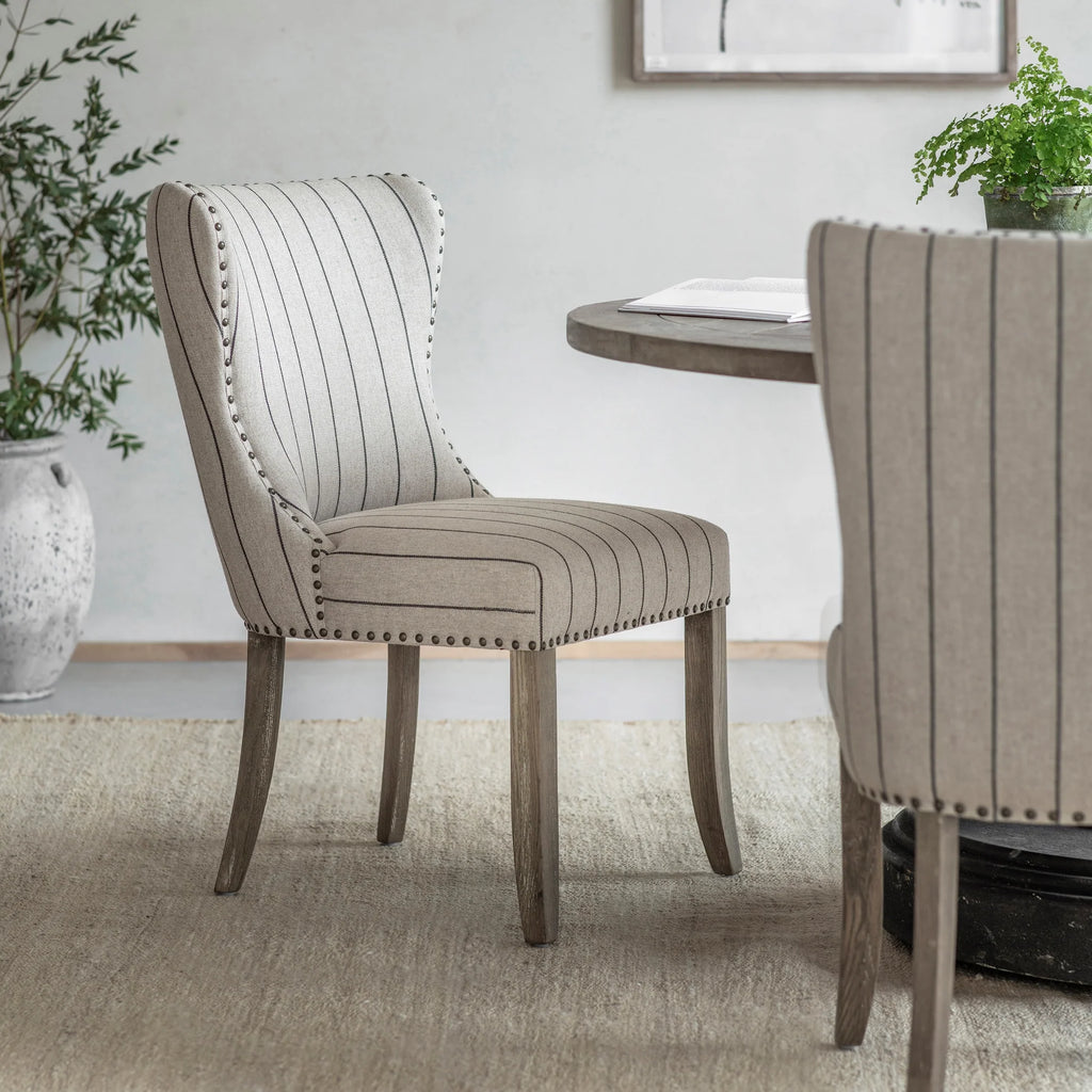 St Francis Striped Dining Chair