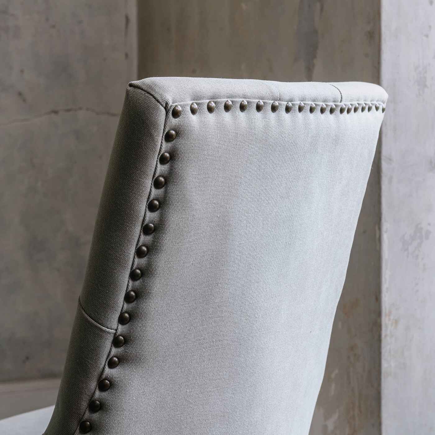 St James Button Back Dining Chair - Off White-B