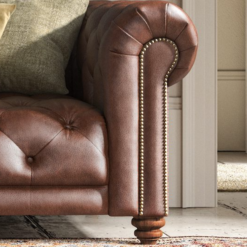 Stax Snuggler Sofa | Leathers | Annie Mo's