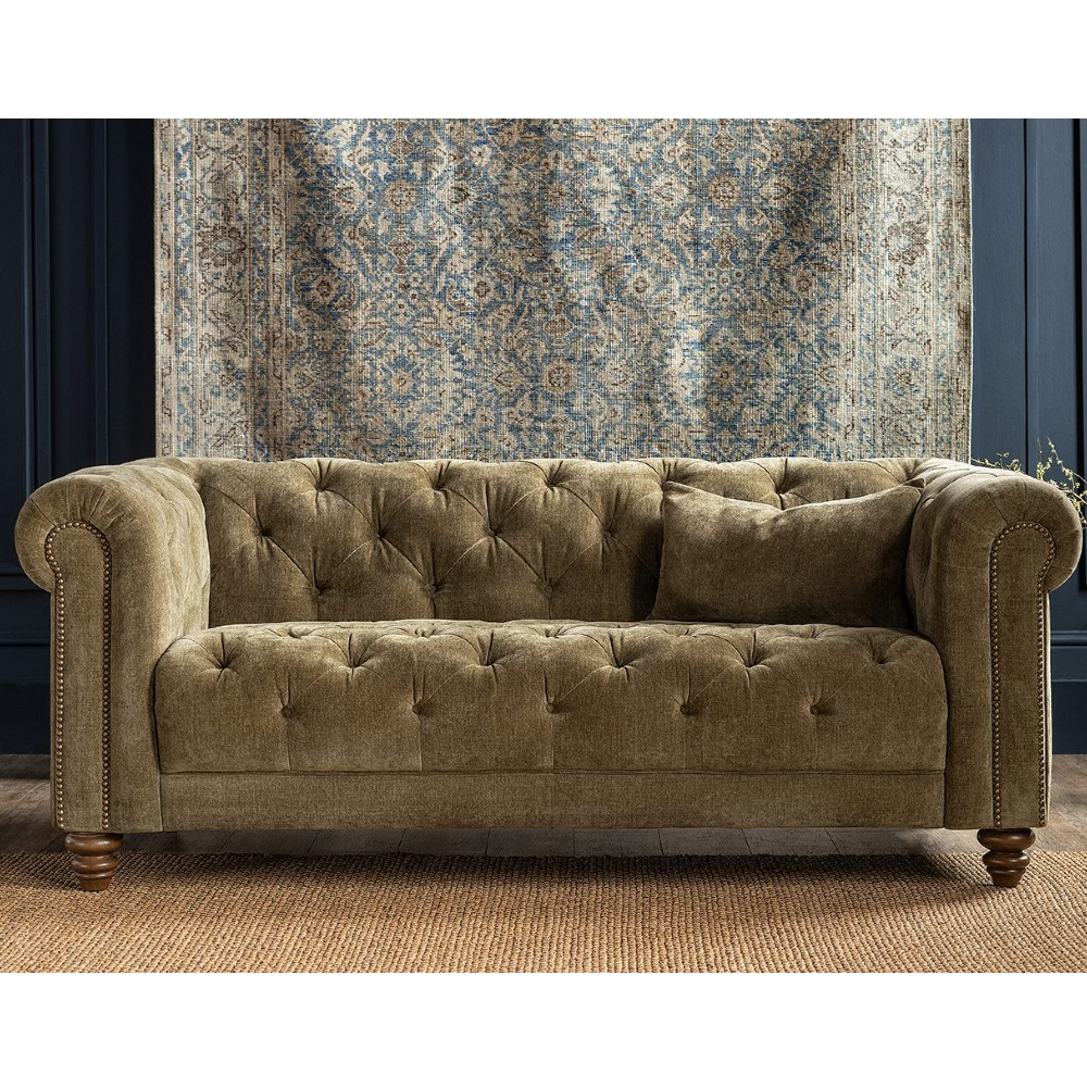 Stax Shallow Two Seat Fabric Sofa