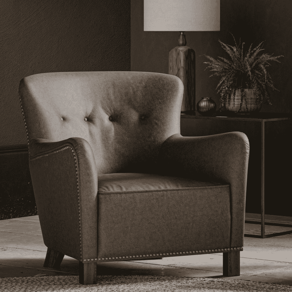 Stockholm Armchair | Leathers | Annie Mo's