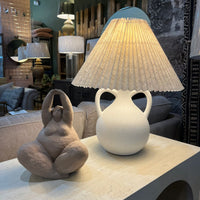 Stoneware Ear Lamp with Shade 47cm