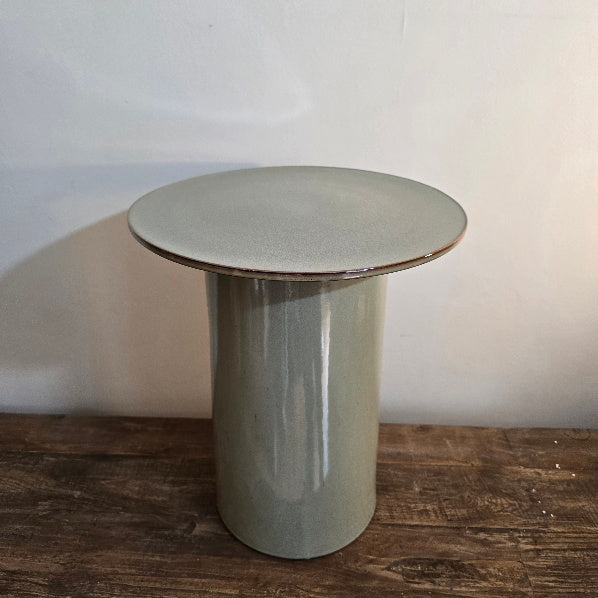 Stoneware Glaze Round Side Table 5
