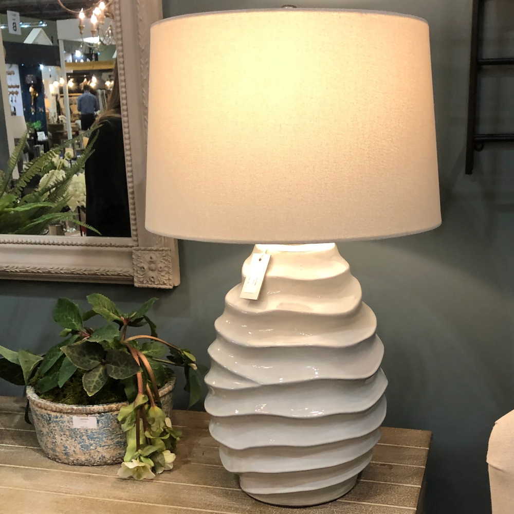 Taunton Rippled Table Lamp 73cm | Annie Mo's