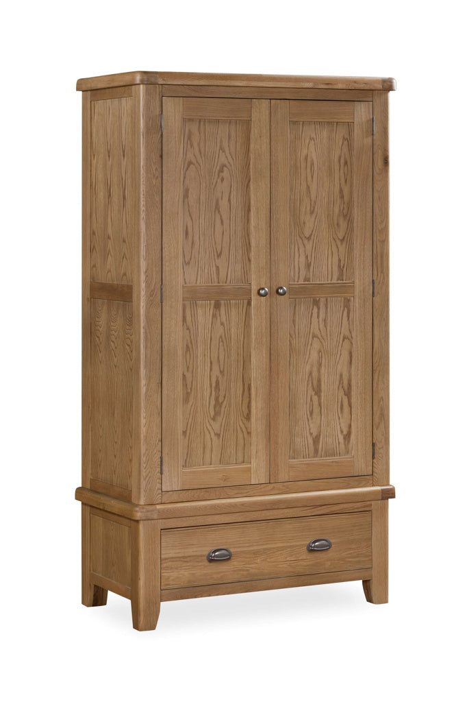 Tewkesbury Two Door Double Wardrobe 110cm Wide | Annie Mo's