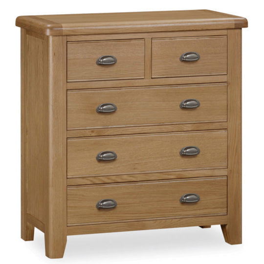 Tewkesbury Five Drawer Chest of Drawers 105cm Wide