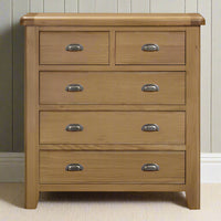 Tewkesbury Five Drawer Chest of Drawers 105cm Wide | Annie Mo's