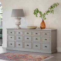 Collinson 15 Drawer Chest of Drawers 200cm | Annie Mo's