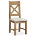 Tewkesbury Upholstered X Back Dining Chair - Sold as a Pair | Annie
