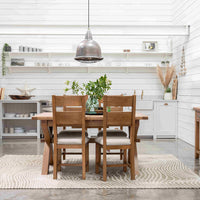 Tewkesbury Extending Dining Table with X Bar - Size Choice | Annie Mo