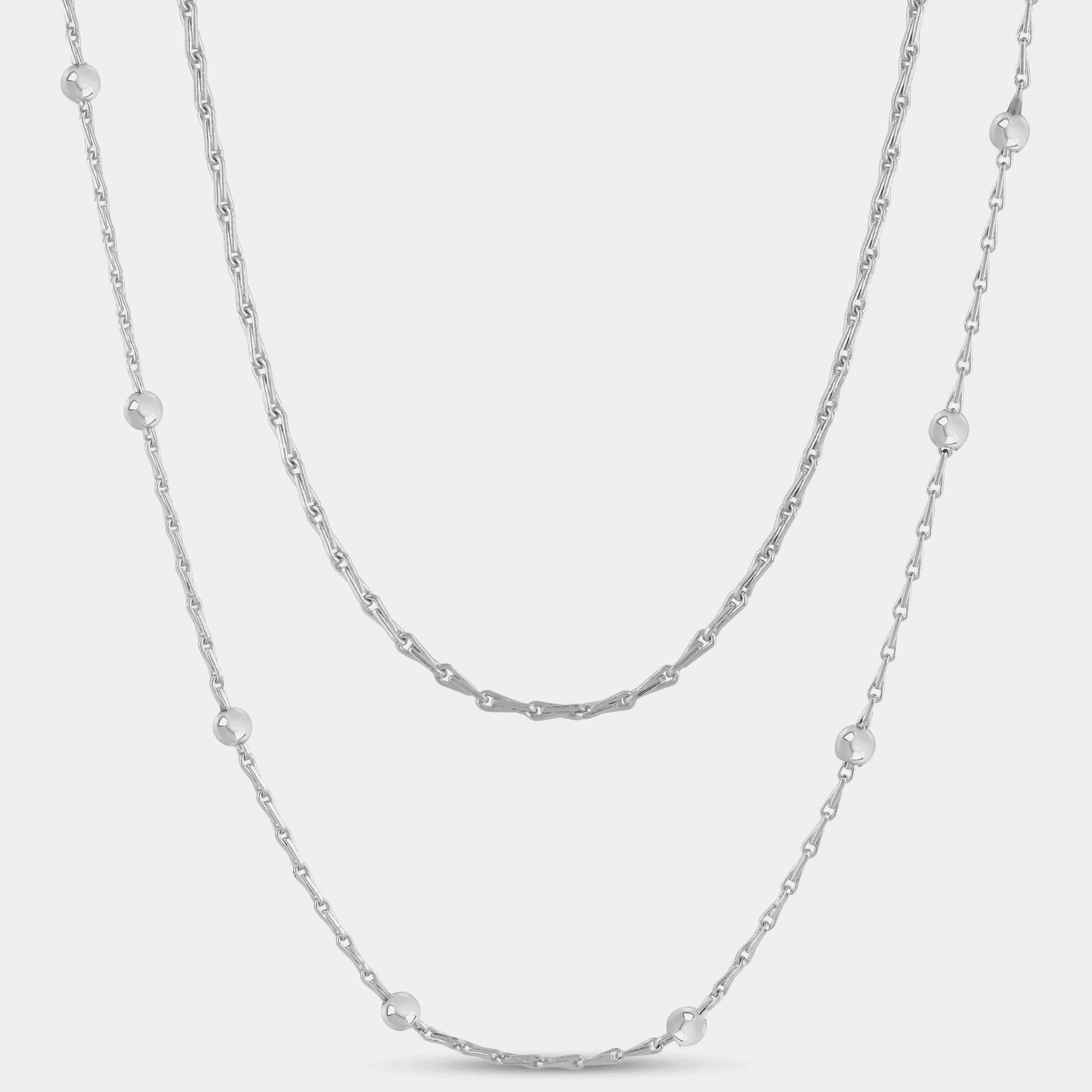 Tala Necklace - Silver-F
