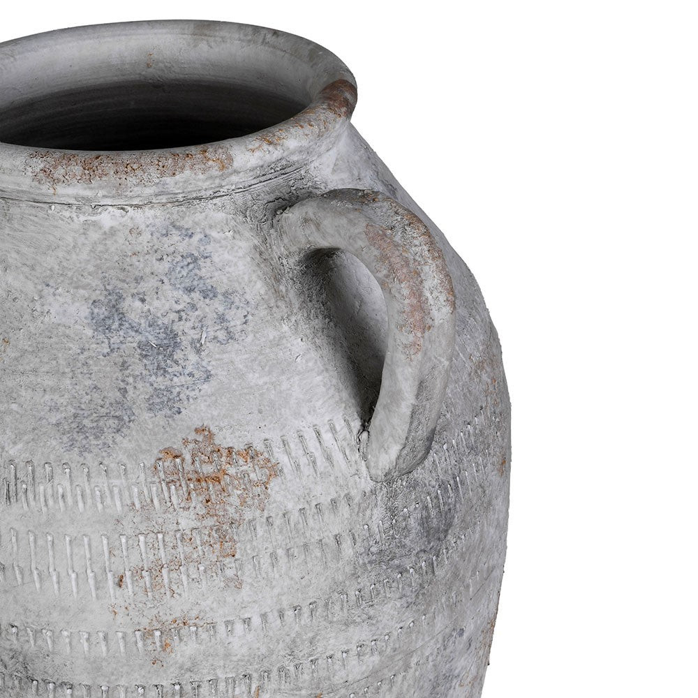 Tall Ash Handled Statement Vase 50cm