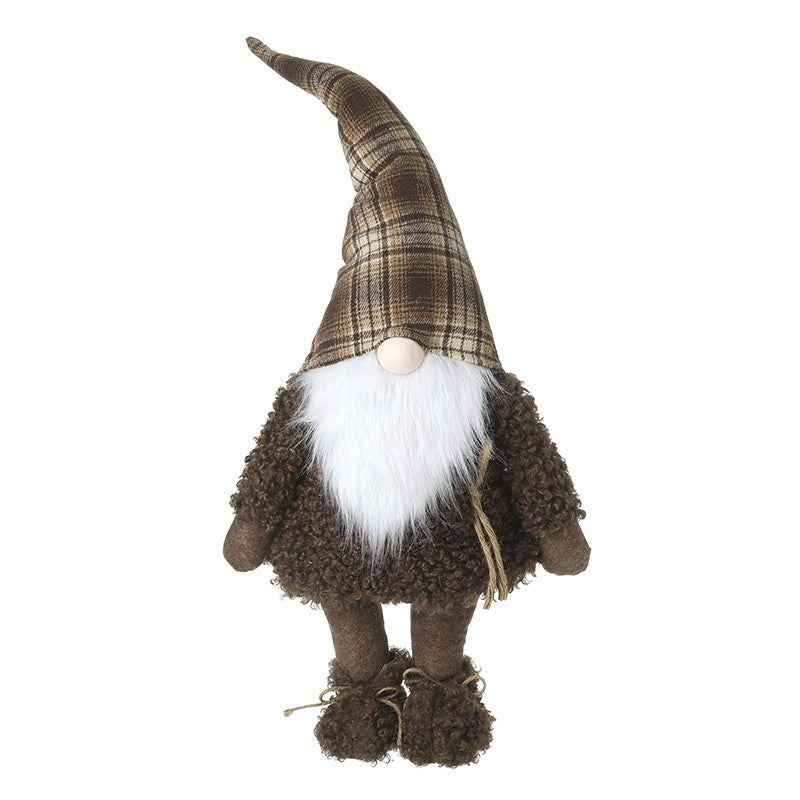 Tall Standing Gonk In Tweed Hat 80cm | Annie Mo's