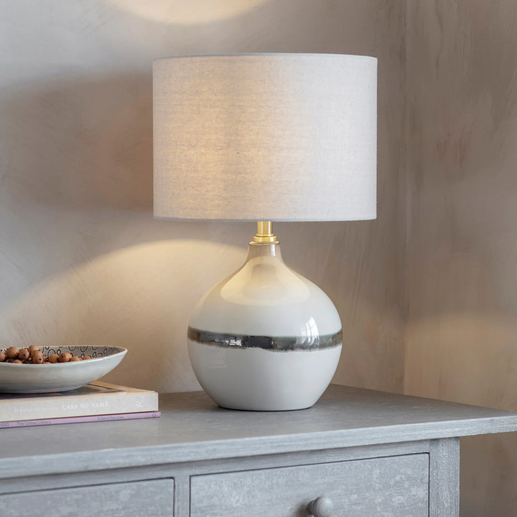 Taunton Globe Table Lamp with Shade 56cm