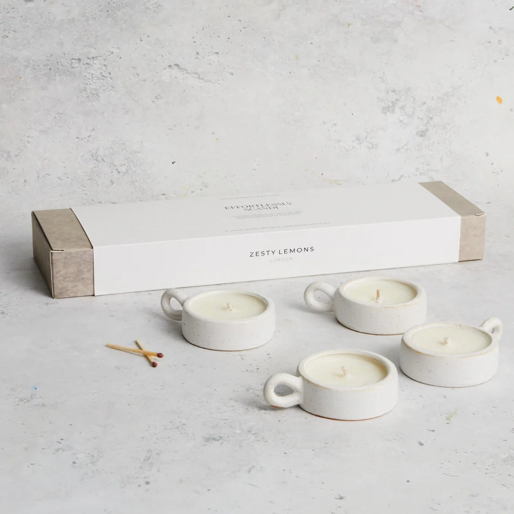 Tea Lights - Box of Four - Lemon & Lavender