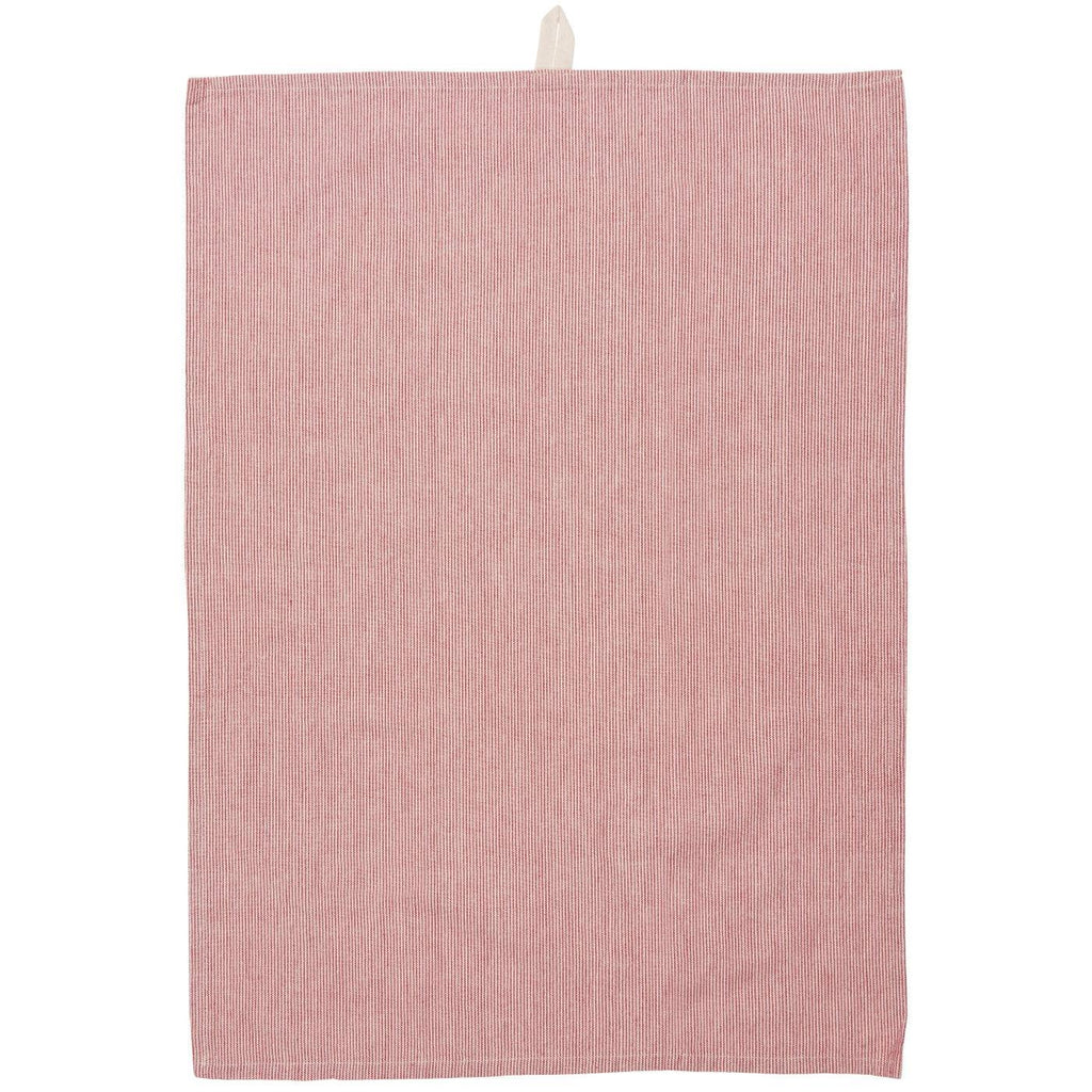 Tea Towel with Red Stripes 50cm x 70cm | Annie Mo's B